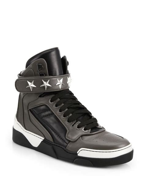 givenchy men's shoes|givenchy high top sneakers men's.